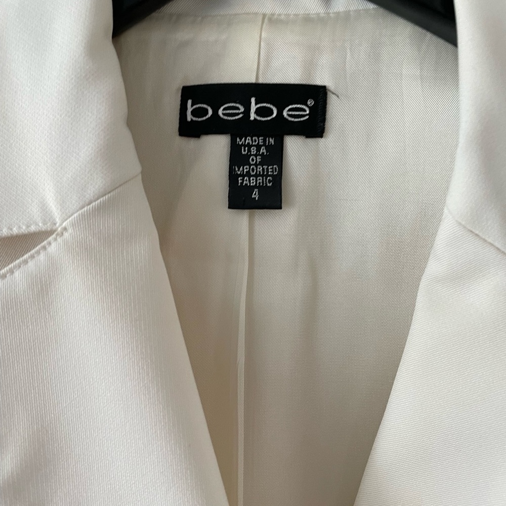 90’s Vintage Bebe White Jacket - image 8